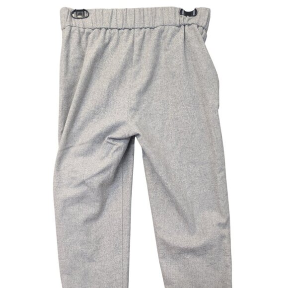 Wilfred Aritzia wool light gray jogger trouser pant elastic office ankle small - Picture 2 of 9